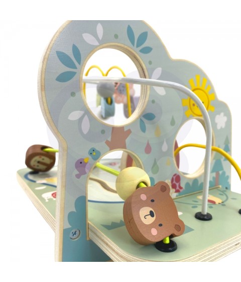 TOOKY TOY medinis variklio kilpos miško labirintas