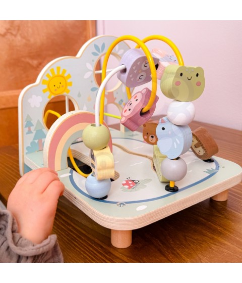 TOOKY TOY medinis variklio kilpos miško labirintas