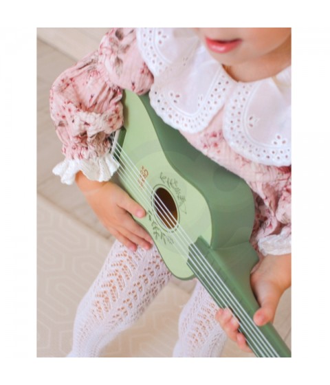 CLASSIC WORLD medinė vintažinė gitara vaikams nuo 3 metų