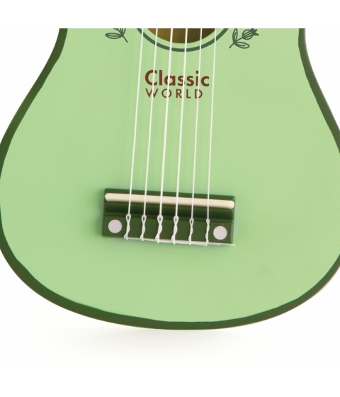 CLASSIC WORLD medinė vintažinė gitara vaikams nuo 3 metų