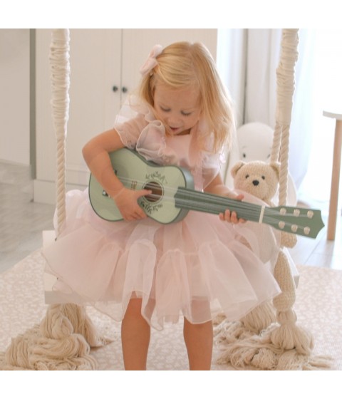 CLASSIC WORLD medinė vintažinė gitara vaikams nuo 3 metų