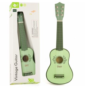 CLASSIC WORLD medinė vintažinė gitara vaikams nuo 3 metų