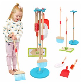 TOOKY TOY medinis valymo rinkinys vaikams, 6 vnt.