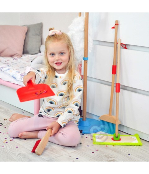 TOOKY TOY medinis valymo rinkinys vaikams, 6 vnt.