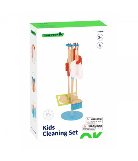 TOOKY TOY medinis valymo rinkinys vaikams, 6 vnt.