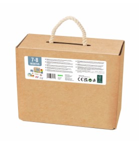 TOOKY TOY Žaislų dėžutė XXL Montessori edukacinė 6in1 sensorinė dėžutė 7-8 mėn.