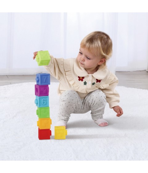 TOOKY TOY Žaislų dėžutė XXL Montessori edukacinė 6in1 sensorinė dėžutė 7-8 mėn.