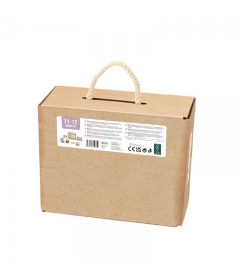 TOOKY TOY Žaislų dėžutė XXL Montessori edukacinė 5in1 sensorinė dėžutė 11-12 mėnesių
