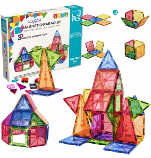 WOOPIE 3D Montessori magnetiniai konstruktoriai