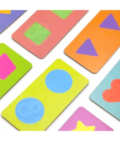 WOOPIE edukacinis žaidimas „Transportas“ Gyvūnai Montessori domino dėlionė