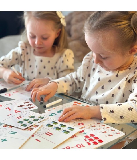 WOOPIE edukacinės kortelės skaičiavimo mokymuisi