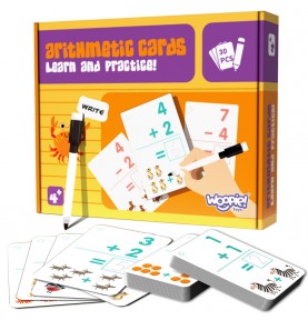 WOOPIE edukacinės kortelės skaičiavimo mokymuisi