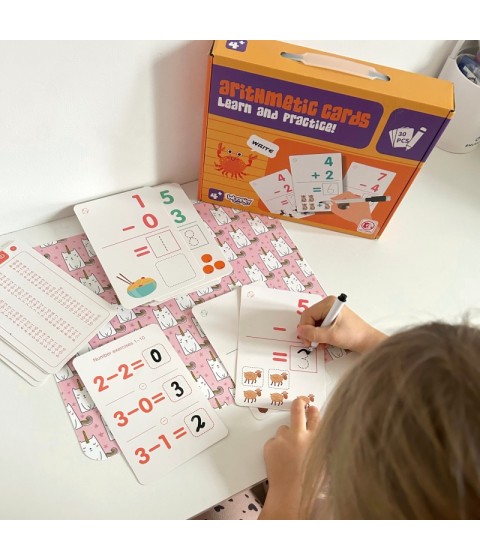 WOOPIE edukacinės kortelės skaičiavimo mokymuisi