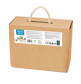 TOOKY TOY Žaislų dėžutė XXL Montessori edukacinė 7in1 sensorinė dėžutė 19-21 mėnesių