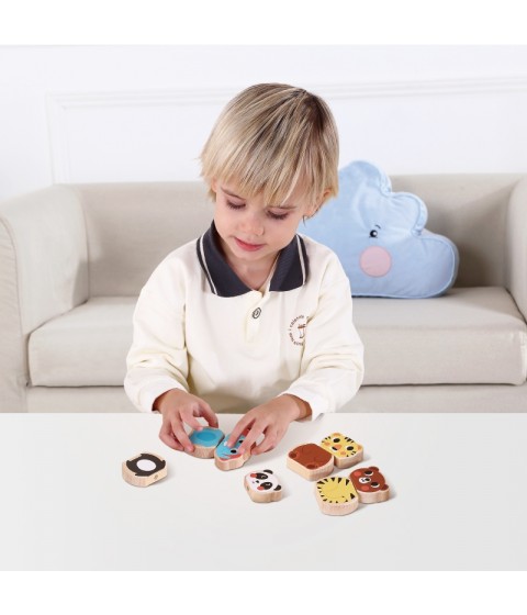 TOOKY TOY Žaislų dėžutė XXL Montessori edukacinė 7in1 sensorinė dėžutė 19-21 mėnesių