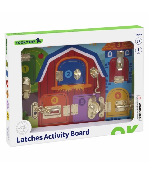 TOOKY TOY manipuliacinės lentos pilių paveikslėlių ūkis