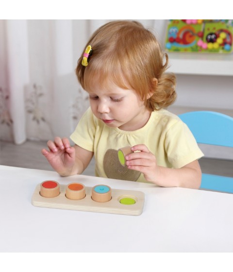 TOOKY TOY Žaislų dėžutė XXL Montessori edukacinė 7in1 sensorinė dėžutė 16-18 mėnesių