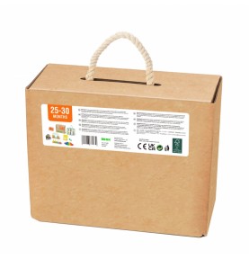 TOOKY TOY Žaislų dėžutė XXL Montessori edukacinė 7in1 sensorinė dėžutė 25-30 mėnesių