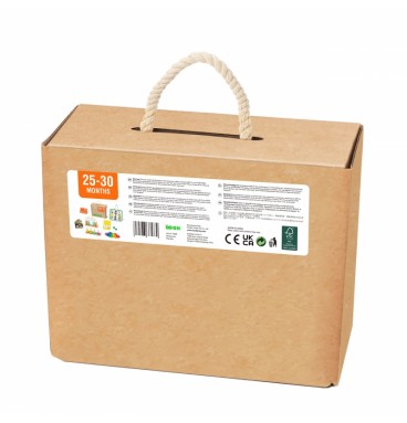 TOOKY TOY Žaislų dėžutė XXL Montessori edukacinė 7in1 sensorinė dėžutė 25-30 mėnesių