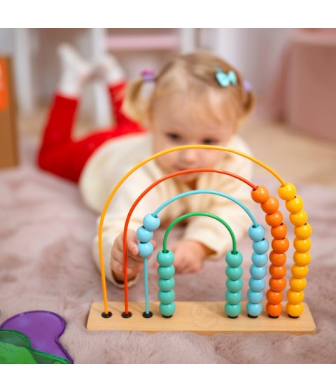 TOOKY TOY Žaislų dėžutė XXL Montessori edukacinė 7in1 sensorinė dėžutė 25-30 mėnesių