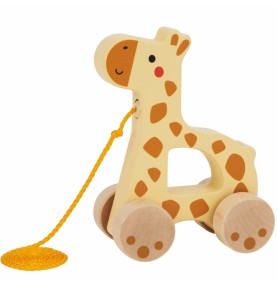 TOOKY TOY medinis traukiamas žirafa