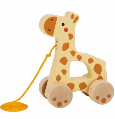TOOKY TOY medinis traukiamas žirafa