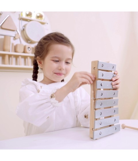 VIGA medinių natų lentelių rinkinys, 12 mušamųjų instrumentų