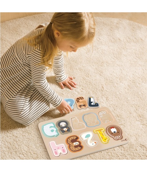 CLASSIC WORLD medinė skaičių dėlionė Montessori skaičiai 11 vnt.
