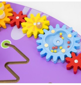 VIGA medinė sensorinė-manipuliacinė lenta EDU Triceratops
