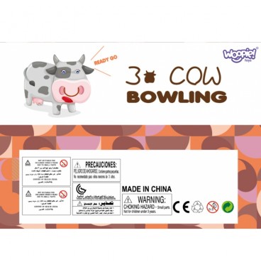 WOOPIE boulingas vaikams Gyvūnai ir skaičiai 8 vnt.