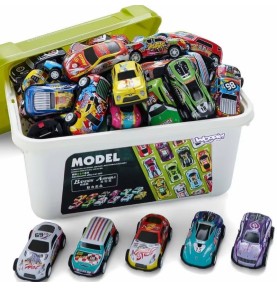 WOOPIE lenktyninių automobilių rinkinys dėžutėje, 30 vnt.