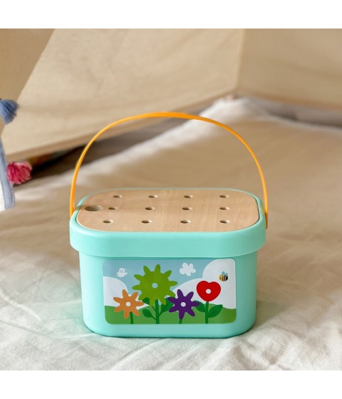 WOOPIE GREEN Montessori 12 viename variklio konstruktoriaus dėžė FSC