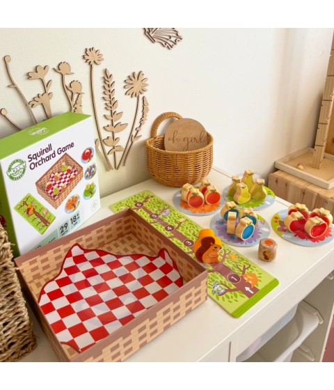 WOOPIE GREEN Šeimos stalo žaidimas „Voverė sode“ FSC