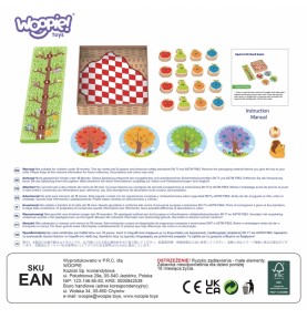 WOOPIE GREEN Šeimos stalo žaidimas „Voverė sode“ FSC