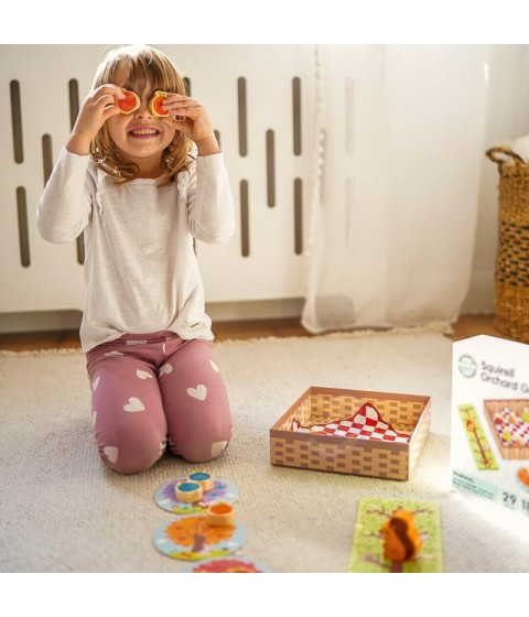 WOOPIE GREEN Šeimos stalo žaidimas „Voverė sode“ FSC