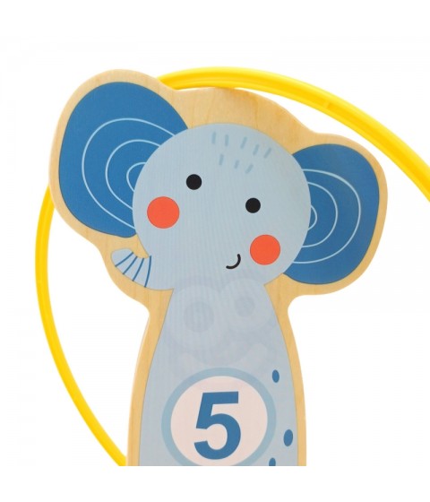 TOOKY TOY Mediniai įgūdžių žaidimo lankai „Mėtyk į taikinį“, 15 vnt.