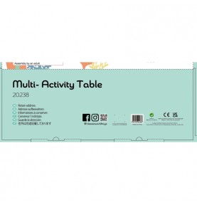 CLASSIC WORLD medinis veiklos stalas „Jūros gyvybė“ muzikinis ir edukacinis