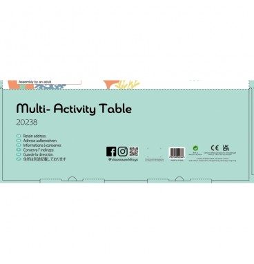 CLASSIC WORLD medinis veiklos stalas „Jūros gyvybė“ muzikinis ir edukacinis