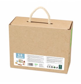 TOOKY TOY Žaislų dėžutė XXL Montessori edukacinė 6in1 sensorinė dėžutė 5-6 mėn.