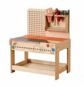 MASTERKIDZ medinės Montessori STEM dirbtuvės su įrankiais
