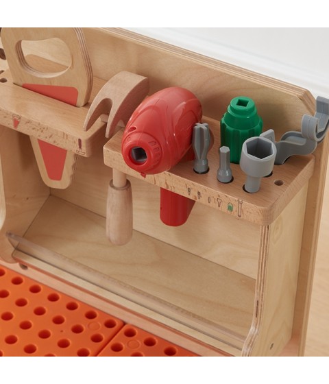 MASTERKIDZ medinės Montessori STEM dirbtuvės su įrankiais