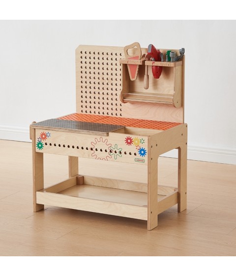 MASTERKIDZ medinės Montessori STEM dirbtuvės su įrankiais
