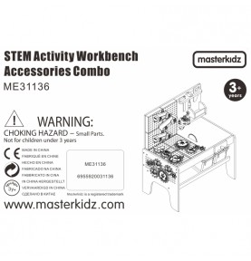 MASTERKIDZ STEM darbastalio priedų rinkinys, 111 vnt.