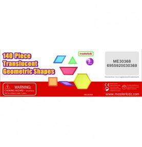 MASTERKIDZ Montessori tangram mozaikos kaladėlių rinkinys, 140 vnt.