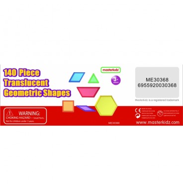 MASTERKIDZ Montessori tangram mozaikos kaladėlių rinkinys, 140 vnt.