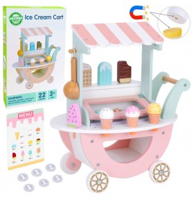 WOOPIE GREEN XXL ledų parduotuvė Pastelinių ledų vežimėlis