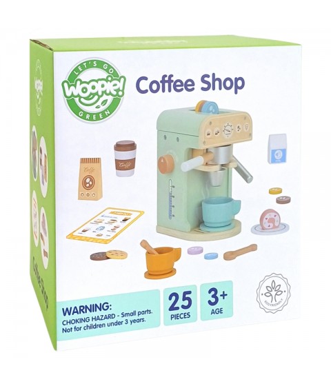 WOOPIE GREEN medinis kavos virimo aparatas saldumynams Barista 25 vnt.