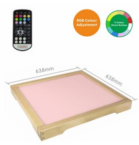 MASTERKIDZ LED šviesos skydelis su spalvų keitimu ir nuotolinio valdymo pultu + priedų rinkinys