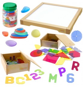 MASTERKIDZ LED jutiklinė dėžutė su priedų rinkiniu