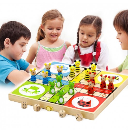 VIGA medinis Ludo žaidimas